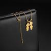 Lemegeton Collana con Ciondolo Personalizzato su Misura Nome di Famiglia Bambino Bambina Bambini per Donna Uomo Bambino Nome Data Inciso Gioielli Regalo