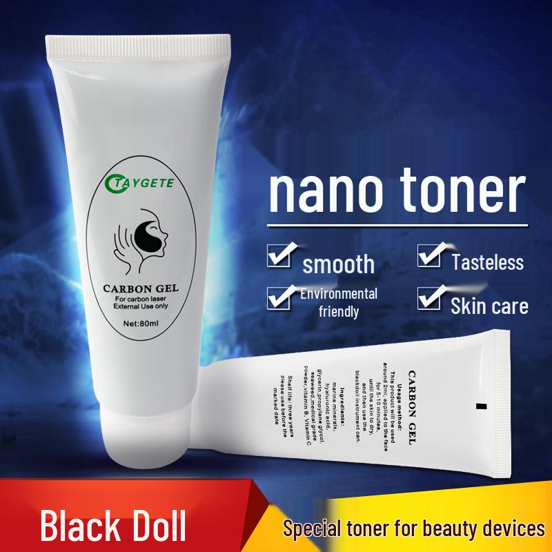 Black Doll Carbon Powder Laser Machine for Eyebrow Cleaning, Skin Rejuvenation, Whitening, Oil Control, and Acne Removal