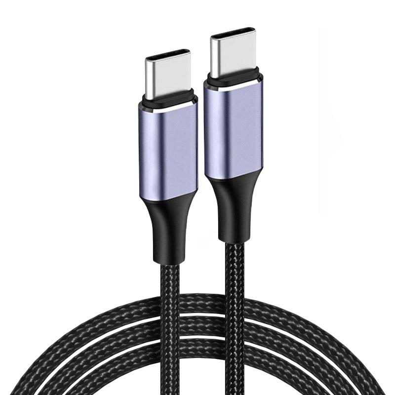 100W Type-C to Type-C Fast Charging Male-to-Male PD Data Cable