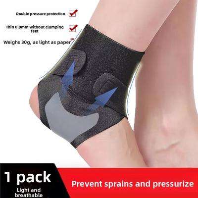 Lightweight Ankle Brace Open Adjustable Cross Stabilized Ankle Outdoor Sports Protective Cover Silicone Pad Prevents Sprain