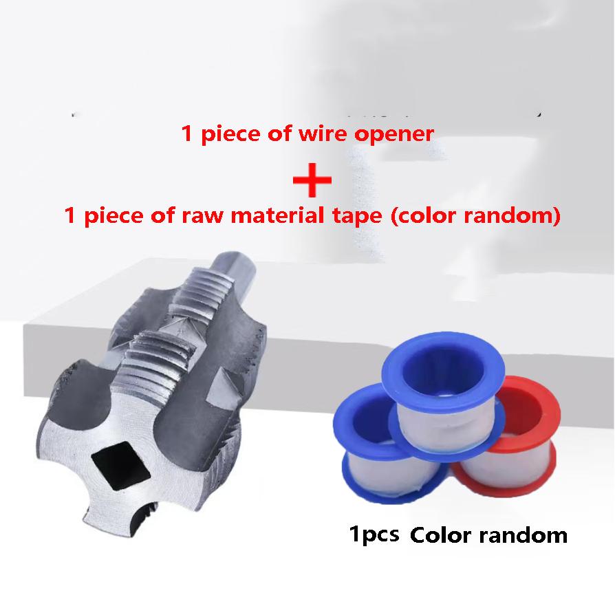 Double Head 4/6 Break Pipe Screw Extractor/Opener, Faucet Triangle Valve, Broken Head Screw Disassembly and Maintenance