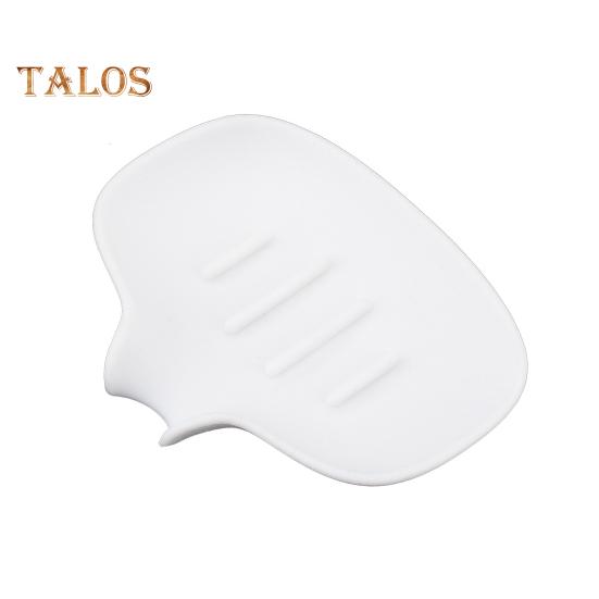 

Дозатор для мыла Нескользящее дно Держите в чистоте Анти-деформация Универсальный текстурный дизайн Коробка для мыла Принадлежности для ванной комнаты белый