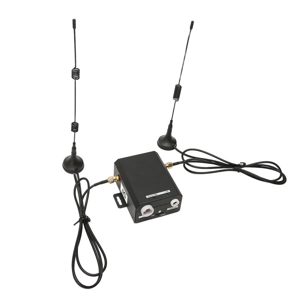 Industrial 4G LTE Router 150Mbps Nano SIM Card Slot Support 16 Users Mobile WiFi Hotspot with 2 Antennas 100‑240V
