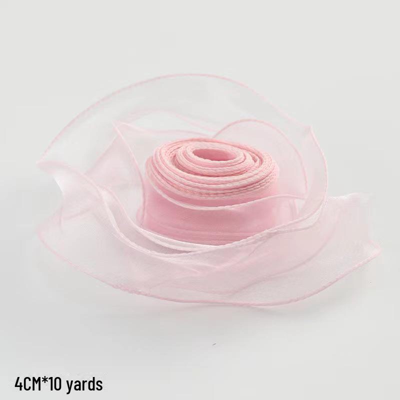 Panglică din organza coadă de pește pentru decorarea cutiei de tort DIY