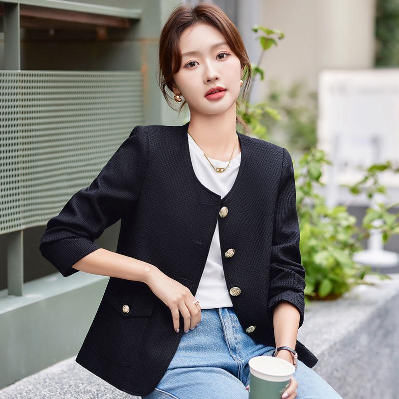 High Quality Suit Jacket Female Autumn and Winter New Fashion Foreign Temperament Goddess Fan Korean Version Suit