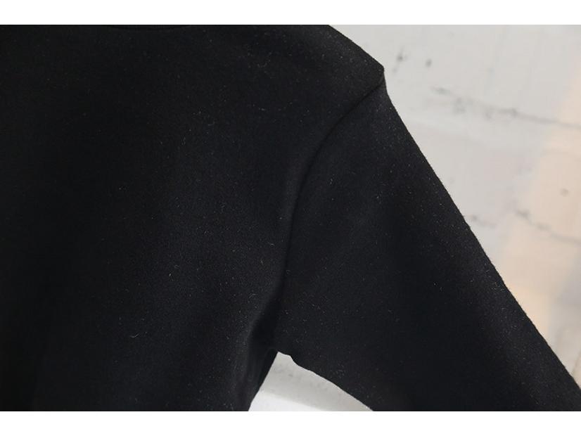 Stilvolles Strickjacken-Dreiteiliges Set mit geprägten Buchstaben für Jungen: Trendiges Frühling/Herbst-Outfit