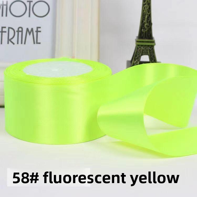 Satin Ribbon For Gift Wrapping And Floral Decoration 5cm Wide Silk Tape For Crafts And Events