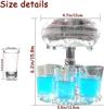 Party Game 6 Cups of Acrylic Wine Whiskey Beer Dispenser Bar Beer Cocktail Party Home Bar Party Alcoholic Beverage Dispenser