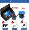 HEE RAK Portable Fish Depth Finder Water Handheld 1080P 4.3 Inch LCD Fish Finder Underwater 220° Fishing Camera Night Vision