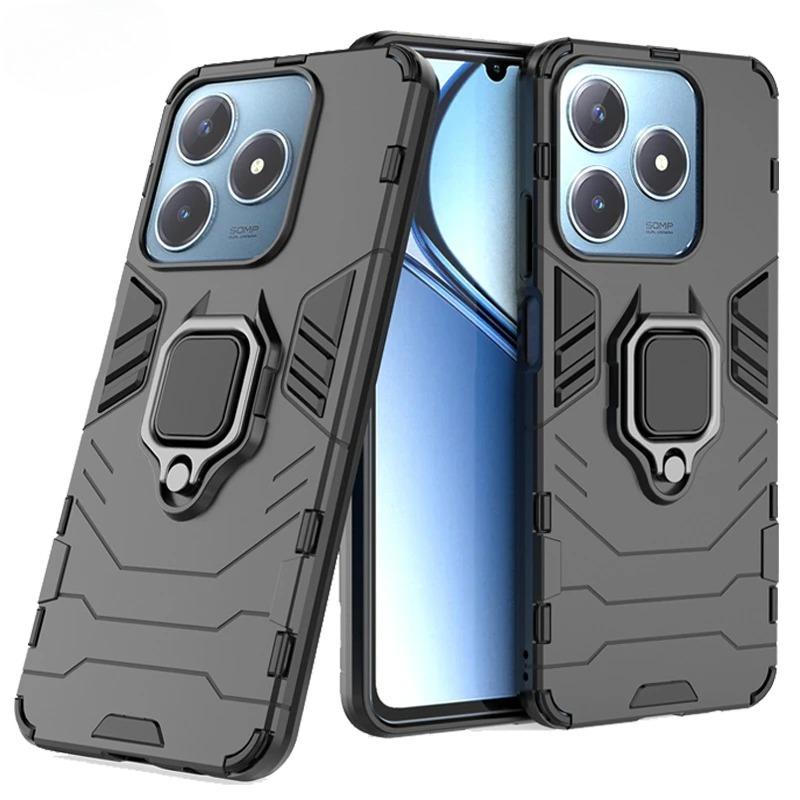 For Realme C61 Case Anti-knock Armor Magnetic Suction Stand Full Back Cover For Realme C61 Case For Realme C61 Global 6.74 inch