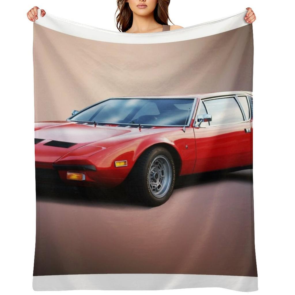 Coperta Plaid deTomaso Pantera Pelliccia Morbida da Viaggio Coperte da Divano