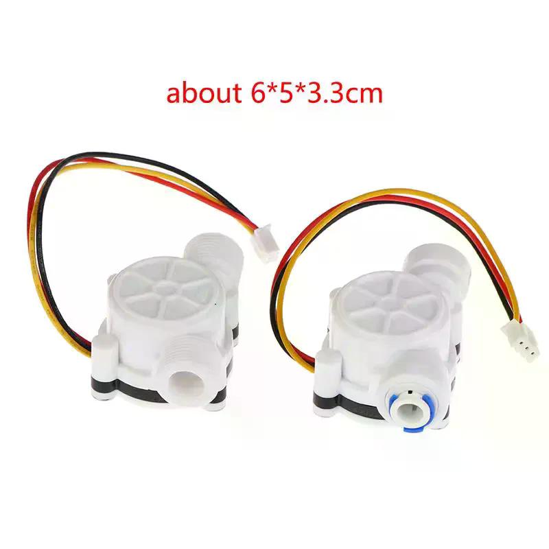 White Pe Flow Sensor Series Digital Liquid Flow Sensor Yf S401 S402 G3/4 G1/2 Hall Effect Inline Meter for Ro Machine