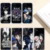 JO6 Black Butler Phone Case for Motorola E22S E7 G6 G7 G8 G9 Plus Power Play G10 G20 G04 E30 E40 E22 E20 E13 G22 G23 G Stylus Play