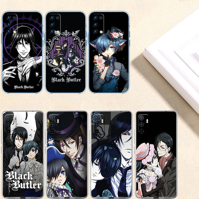 JO6 Black Butler Phone Case for Motorola E22S E7 G6 G7 G8 G9 Plus Power Play G10 G20 G04 E30 E40 E22 E20 E13 G22 G23 G Stylus Play