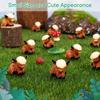 20Pcs Charming Mini Highland Cow Figurines Cute Resin Animal Sculptures For Diy Crafts Dollhouse Garden For Room Decor