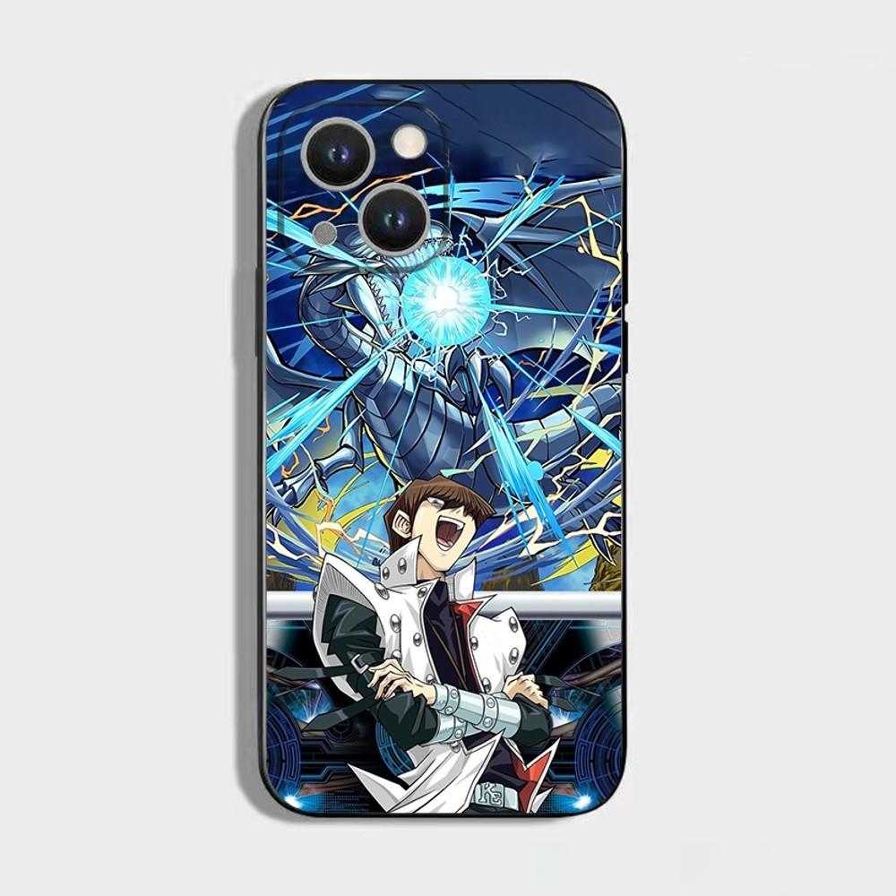 Yu-Gi-Oh Anime Phone Case For iPhone 16,15,14,13,12,11 Plus,Pro Max,XS,X,XR,SE,Mini,8,7,Soft Silicone Black Cover