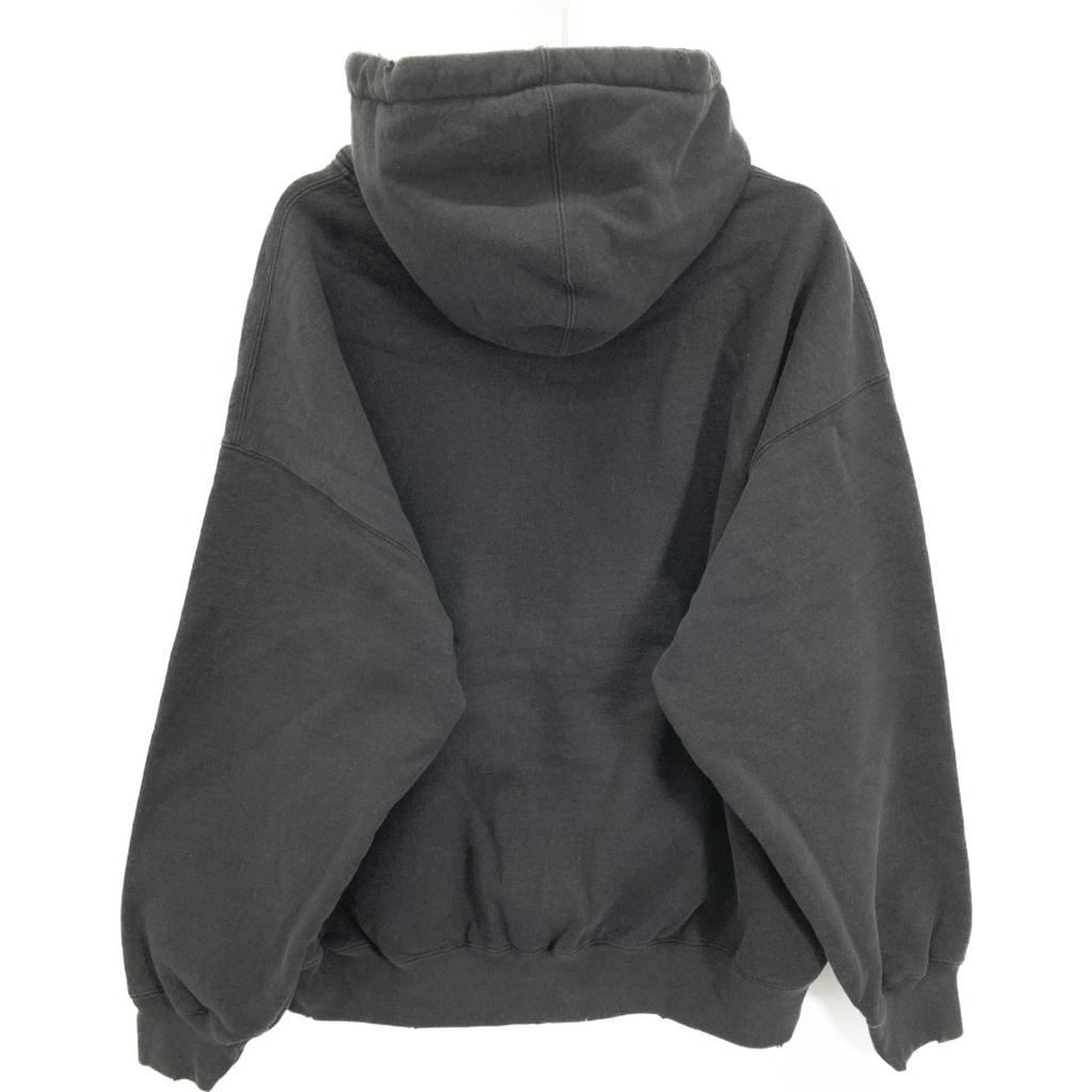 Supreme ×MM6 24Stainless Steel Black Zip-Up Hoodie Sweatshirt tops M blackUsed