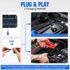Set 30W Solar Panel 12V Trickle Charger Battery Charger Kit With Double-Headed Clip And USB Female Cable Maintainer Boat Car RV