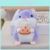 Schattige pluche hamster sleutelhanger met superzachte, korte haren, perfect voor tasdecoratie en voor verzamelaars.