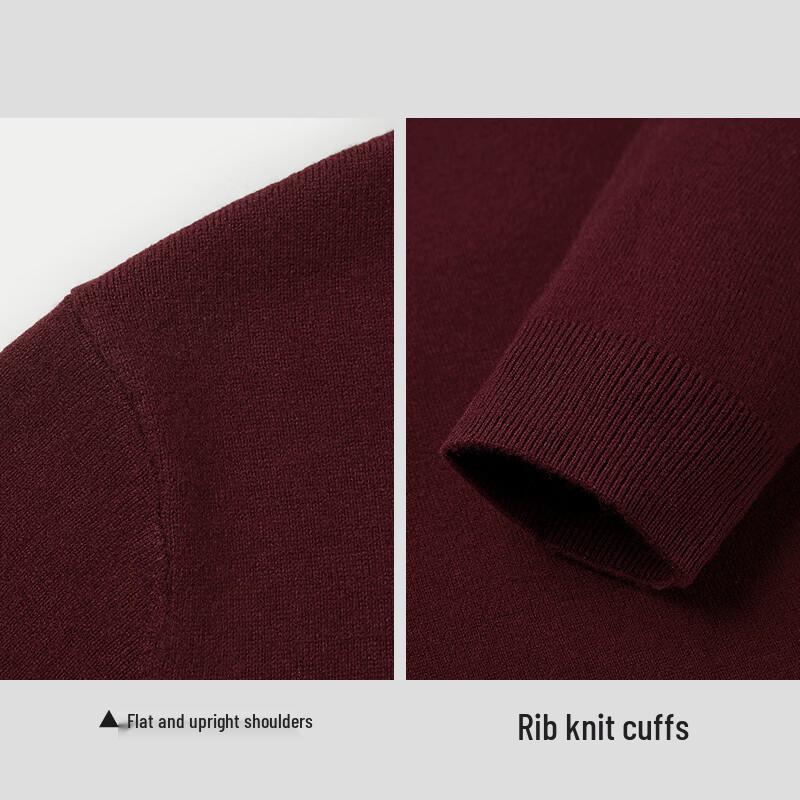 HLA Herren Reine Wolle Ferninfrarot Thermostrickhemd