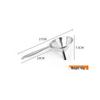 Stainless Steel Long-Handled Funnel & Ladle 3-Piece Set