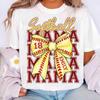Softball Mama Tshirt Softball Mom Design Editable Retro Shirt Tshirt Game Day Sublimation Tee Shirt