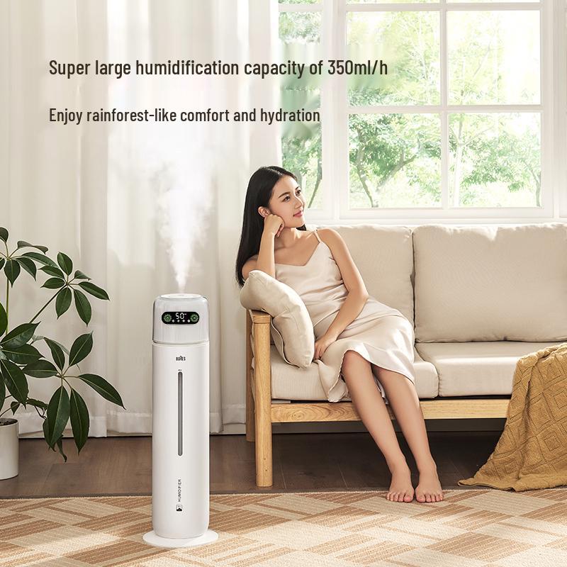 

Large Capacity Floor Humidifier with Remote Control, Mist Volume, UV Sterilization, and Water Pump for Bedrooms, Living Rooms, and Nurseries UK, France, Australia, Africa