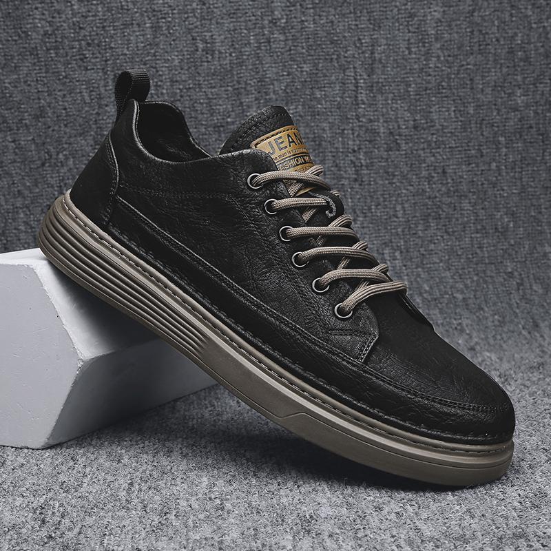 Pánské ležérní čtyřsezónní módní skateboardingové studentské pohodlné tenisky chlapecké trendy měkká podrážka prodyšné boty
