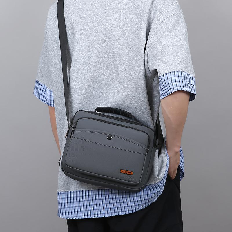 Herren Umhängetasche Einfarbig Große Kapazität Tasche Pendler Reise Crossbody Tasche