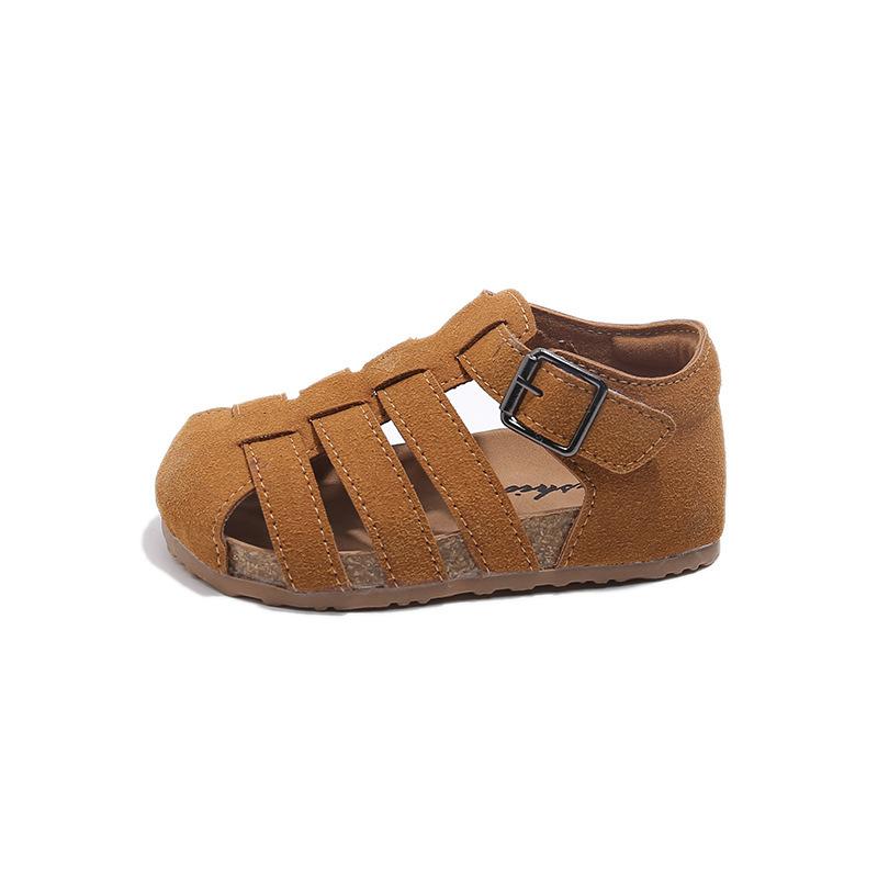 Retro Headband Sandals, New Style Girls' Soft-soled Shoes, Boys' Beach Shoes