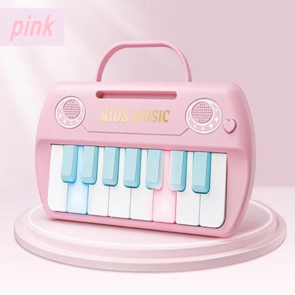 Digital Keyboard Musical Instrument Toy LED Light Music Learning Toy Mini Electronic Piano  Kids