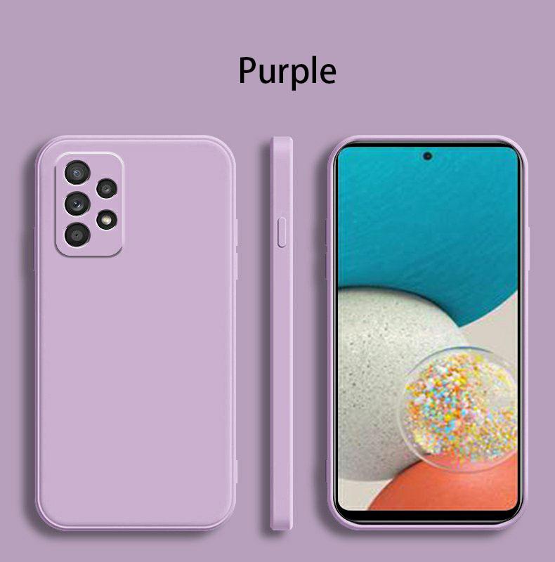 Liquid Silicone Phone Case for Samsung Galaxy A53 A73 A23 A13 A31 A51 A71 A21S A12 A22 A32 A42 A52 A72 4G 5G Back Cover Coque