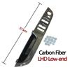 LHD RHD Carbon Fiber Interior Door Armrest Pull Handle For BMW 3 Series E90 E91 316 318 320 325 328i 2004-2012