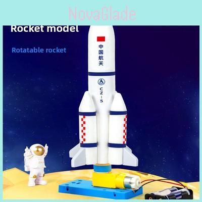 Wissenschaftsexperiment DIY Raketenmodell-Bausatz Für Kinder Pädagogische Hands-on STEM-Aktivität