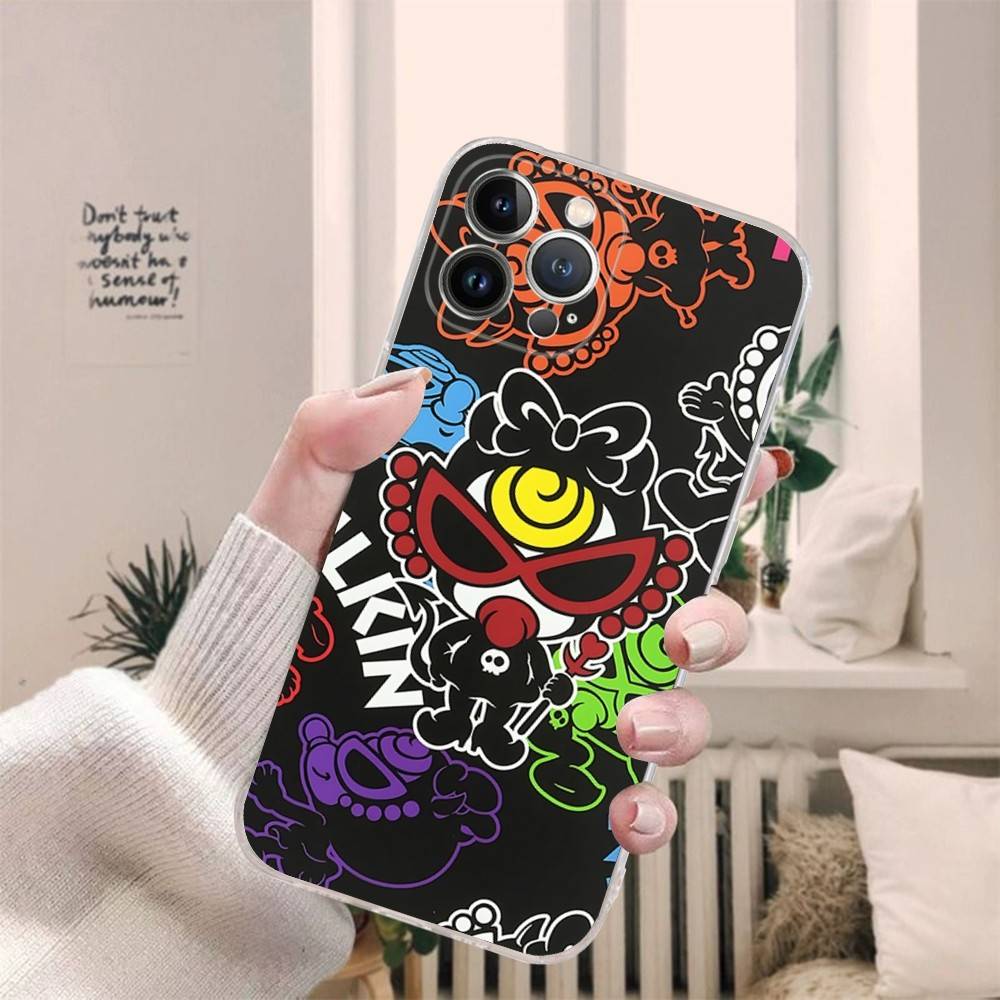 Japan Fashion H-Hysteric M-Mini For iPhone 17 16 16e 15 14 13 12 11 Pro Max Mini Plus Phone Case