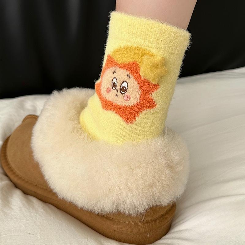 Sock Starman Cloud Fiber Floor Socks - Winter and Autumn Thickened Insulated Warmth-Resistant Anti-Chill Home Sleep Socks