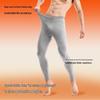 Aige Men's 100% Xinjiang Cotton Antibacterial Thermal Long Johns