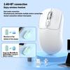 Portable 2.4G Cordless Mouse Dual-Mode Ergonomic Mouse Lightweight Laptop Wireless Mouse  Tablet