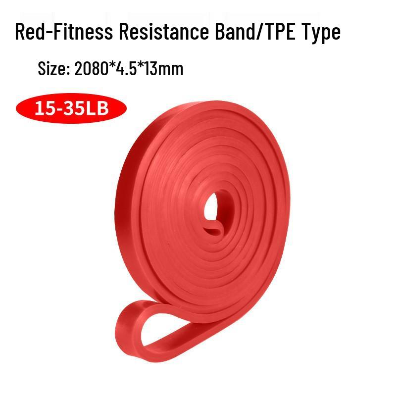 Prémiový TPE latexový elastický odporový pás pro jógu a fitness - ideální pro ramena, záda a boky