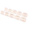 10Pcs Silver/ Rose Gold/ Gold Table Number Holders Metal Material Picture Holder  Wedding Event