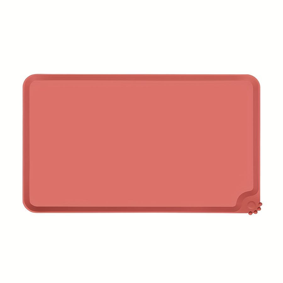 Silicone Pet Food Mat for Dogs and Cats, Non-Slip Waterproof Feeding Placemat, Easy To Clean, Durable Small Animal Bowl Mat