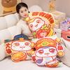 Mascot 2025 Fruit Snake Plush Pillows Room Decoration Spring Festival Gifts