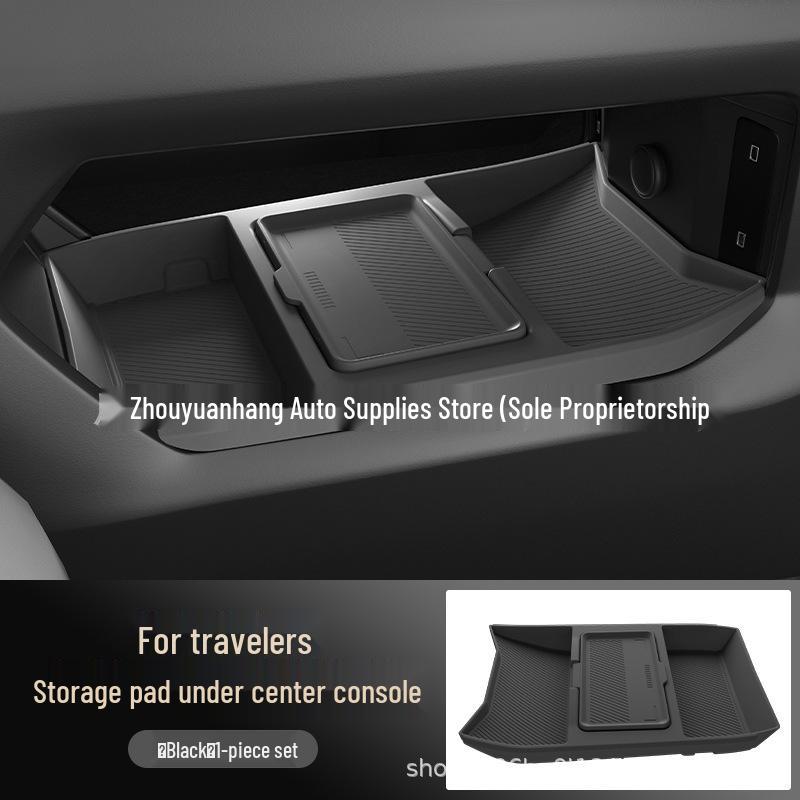 Compatible with 24 Jetour Traveler Models: Center Console Lower Storage and Glasses Box Enhanced Car Accessories.