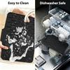 1Pc Sloped Kitchen Drain Mat Built-in Drain Spout Non Slip Heat Resistant TPR Mat For Countertop Sink Refrigerator Easy To Clean
