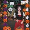 Horror Backdrop Decor Halloween Party Felt Hanging Garland, Creepy Pumpkin Ghost Skull Witch Hat Supplies Streamer, Banner for Trick or Treat