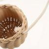 1pc Cute Walnut Basket, Walnut Shaped Basket Shoulder Bag, Hand Woven Vine Storage Basket, Handmade Crossbody Bags