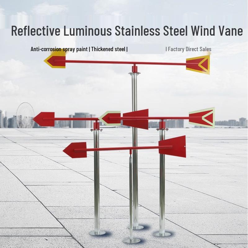 120cm Luminous Stainless Steel Outdoor Weather Vane
