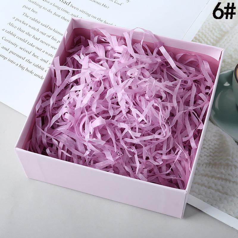 Colored Raffia Paper Shreds for Wedding Gift & Candy Box Filler - Crinkle Paper In Stock