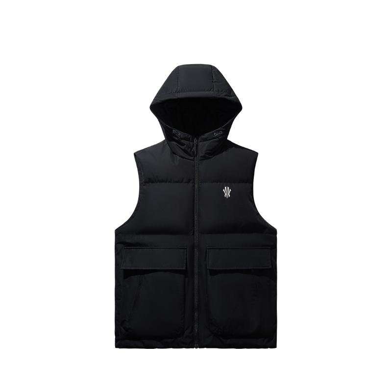 

Anta Basketball Series Kyrie Series Hooded Casual Versatile Zipper Down Vest Unisex Vest 172541907-2 L