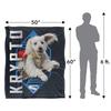 SUPERMAN Silky Diamond Krypto Supersoft Blanket